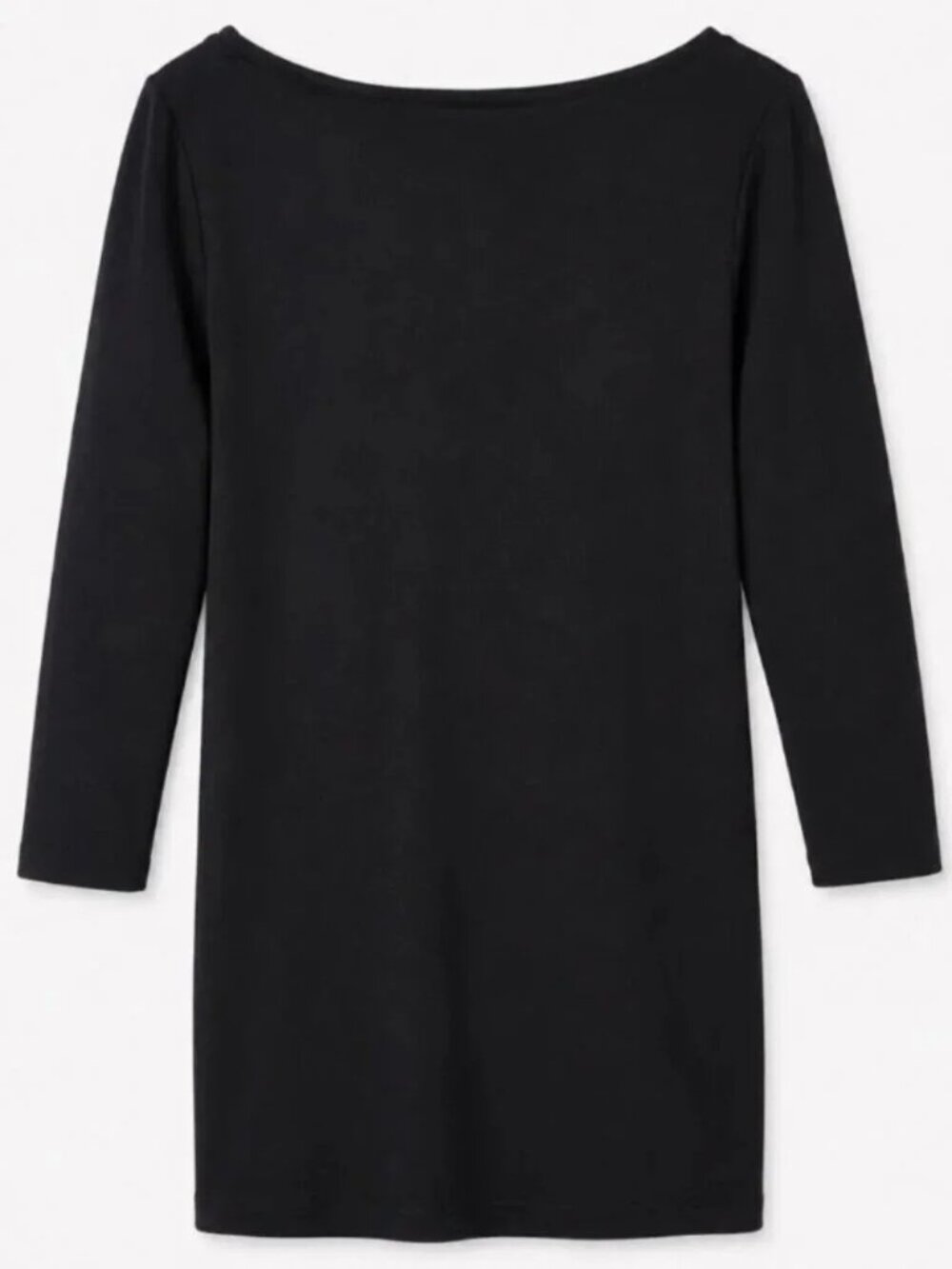 RARE Alice + Olivia Minimalist Y2K Zipper Detail Sweater Minidress Black - Picture 2 of 10